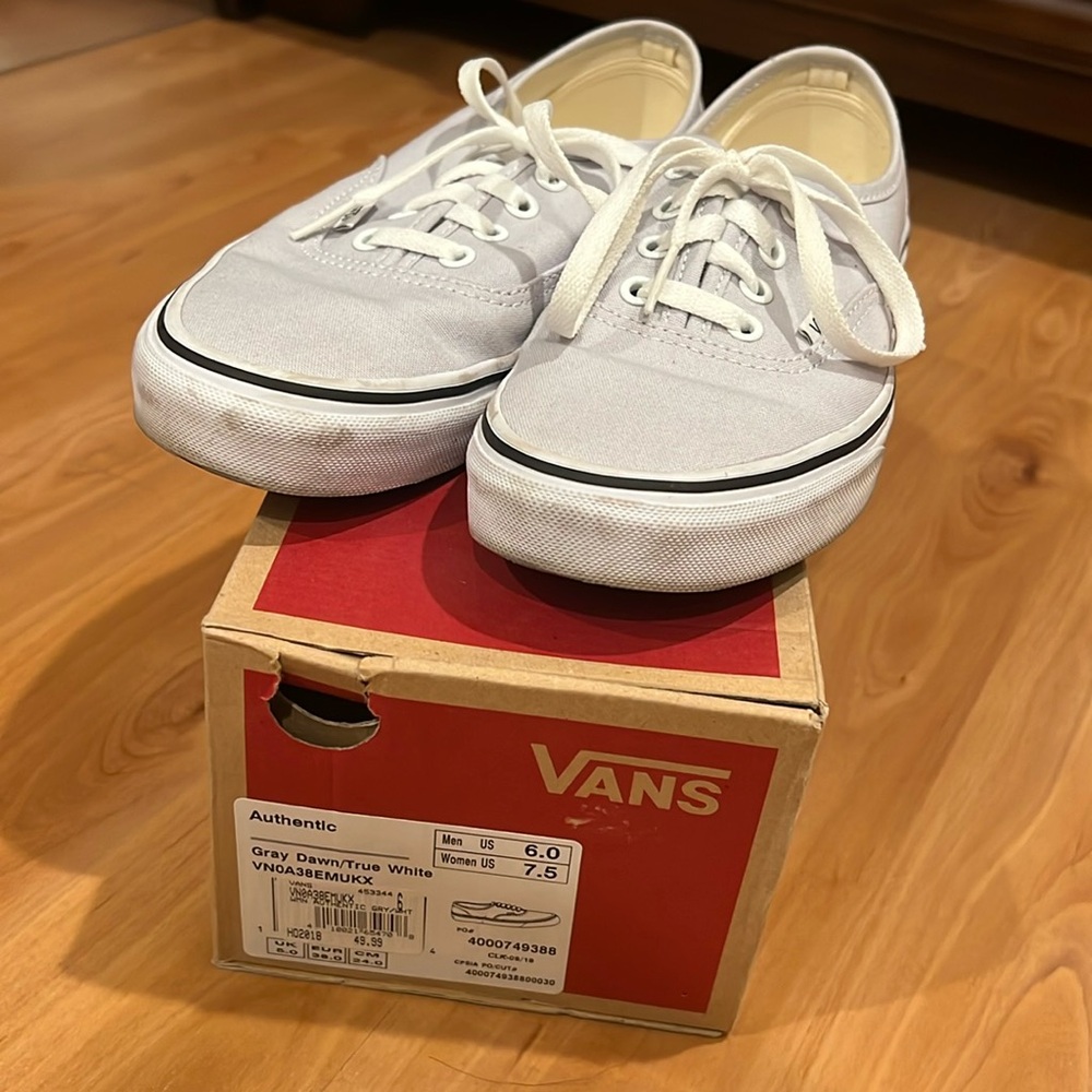 Light Grey Vans